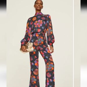 Farm Rio Lilly"s Garden Pant Suit Size Large